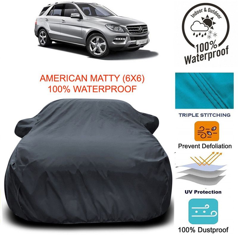 Dvis Car Cover For Mercedes Benz M-Class (With Mirror Pockets)  (Grey)