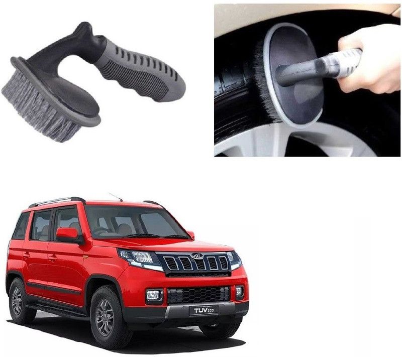 SPREADX Alloy Wheel Tire Car Rim Tyre Cleaning Brush suitable for Mahindra TUV-300 300 g Wheel Tire Cleaner  (Pack of 1)