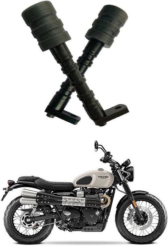 Enfield Works Super Strong Universal Bike Crash Guard Black / Slider Y -327  (Universal For Bike)
