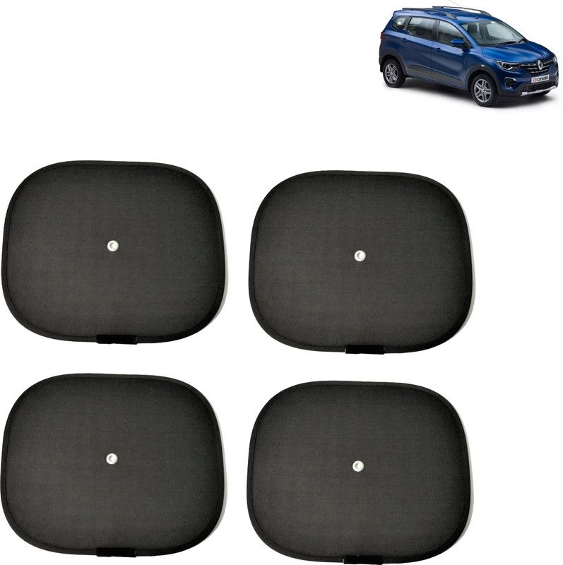Rhtdm Side Window Sun Shade For Renault Triber  (Black)