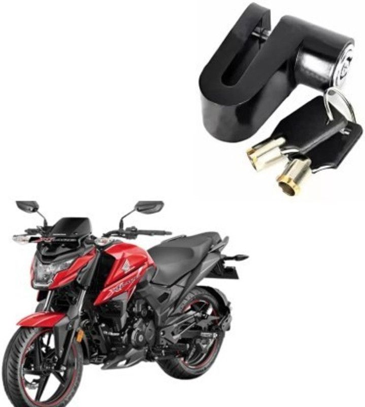 Giinix Heavy Steel Disc Break Security Lock Disc Lock For Honda X Blade Disc Lock  (Black)