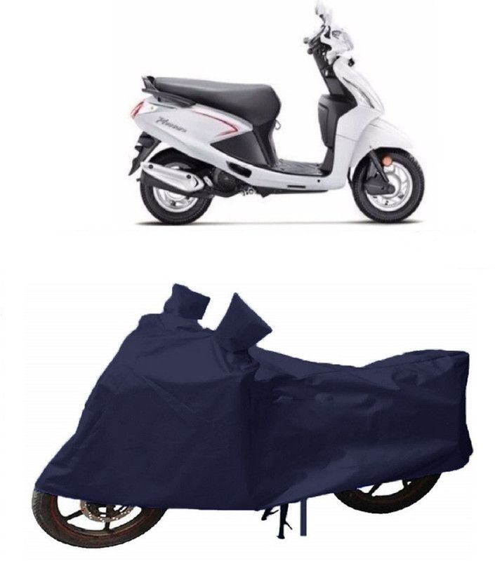 ABORDABLE Two Wheeler Cover for Hero  (Pleasure, Blue)