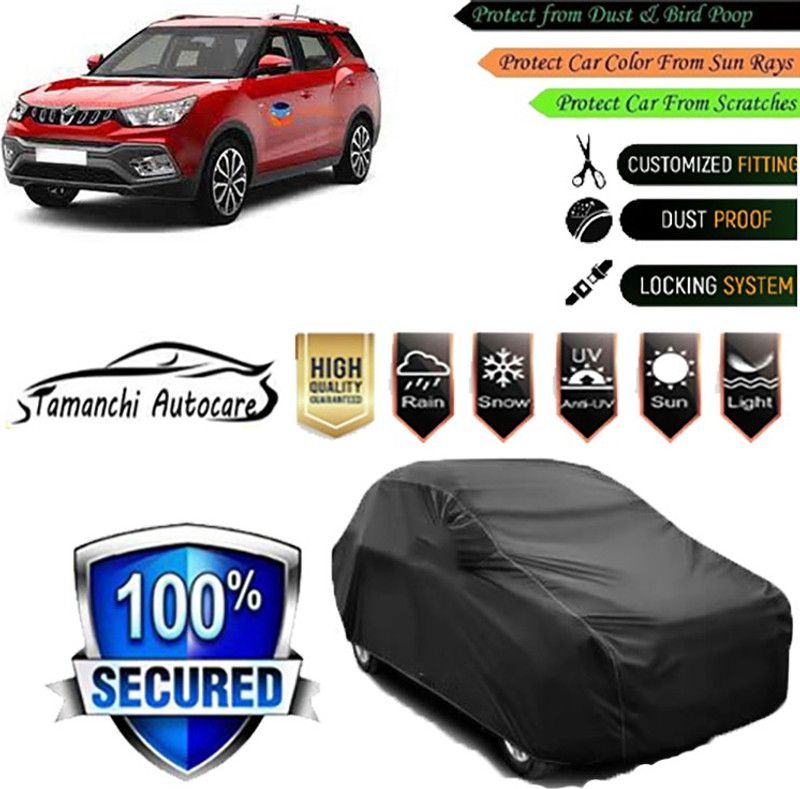 Tamanchi Autocare Car Cover For Mahindra Universal For Car  (Black)