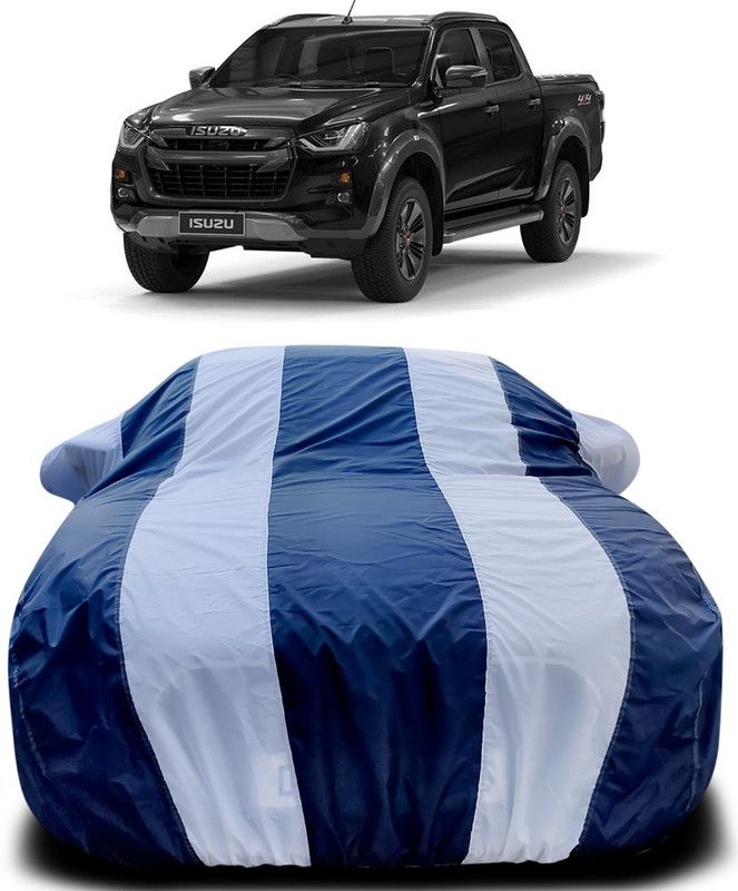 MoTRoX Car Cover For Isuzu D-MAX V-Cross (With Mirror Pockets)  (Blue, White)