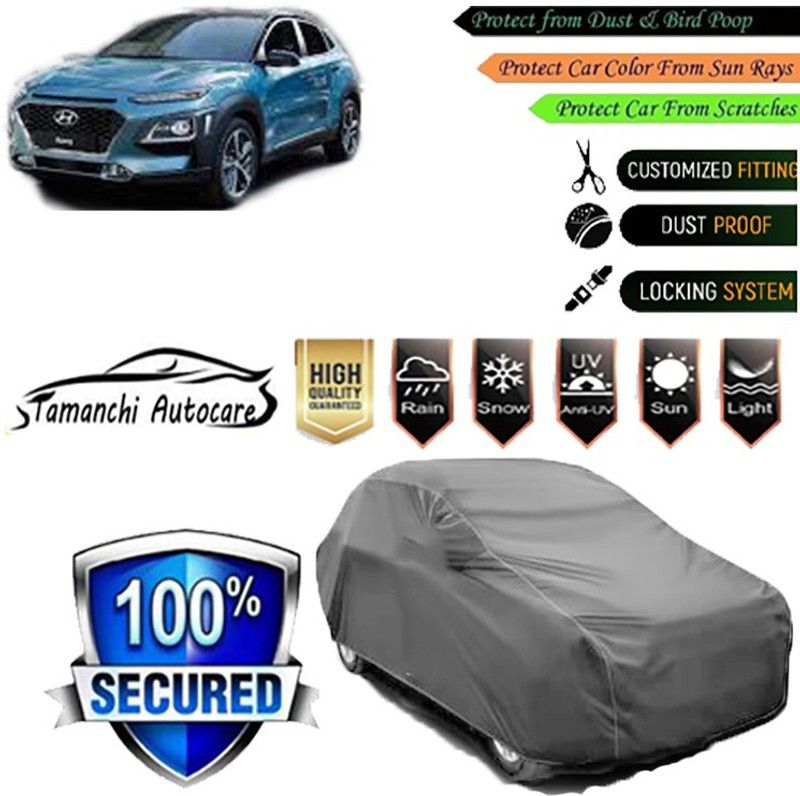 Tamanchi Autocare Car Cover For Hyundai Kona Premium  (Grey)