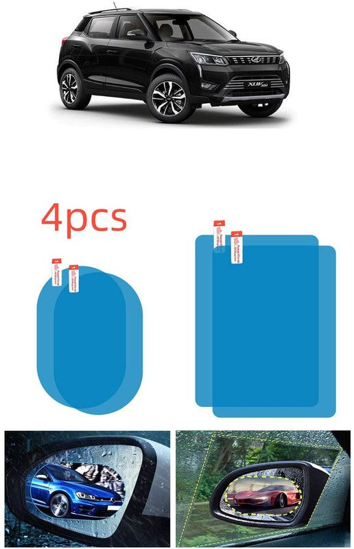 Etradezone Antifog Combo(B&S)_0328 Car Mirror Rain Blocker  (Blue)