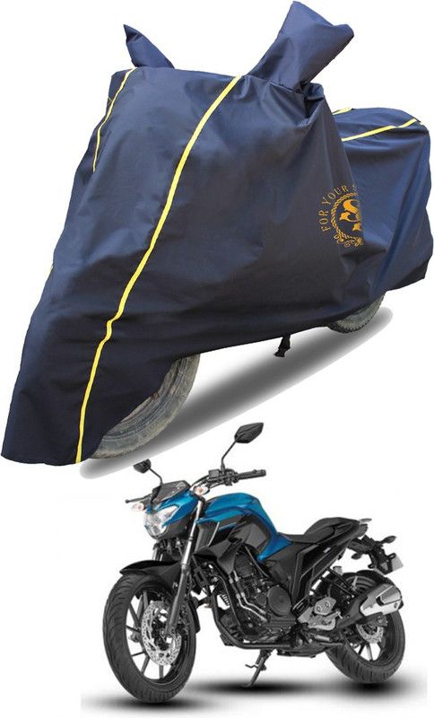 SS FOR YOUR SMART NEEDS Waterproof Two Wheeler Cover for Yamaha  (FZ 25, Blue)