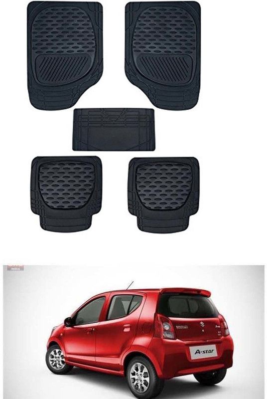 RONISH PVC Standard Mat For Maruti Suzuki A-Star  (Black)