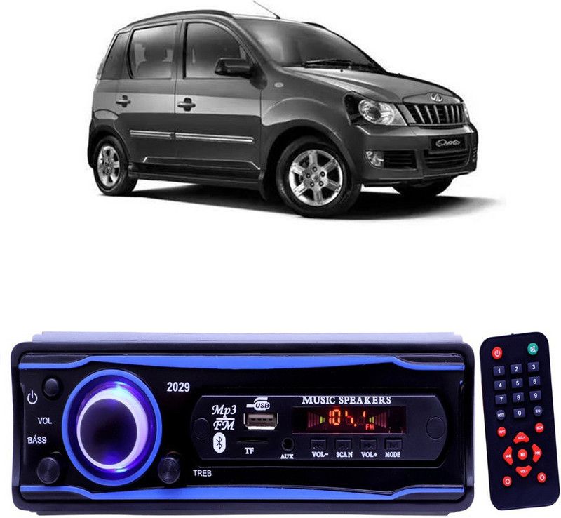 YUNEIK Blue 2029 USB/AUX/SD/BLUETOOTH/FM/MP3 BOOM MASTER STANDARD- Y 272 Car Stereo  (Single Din)