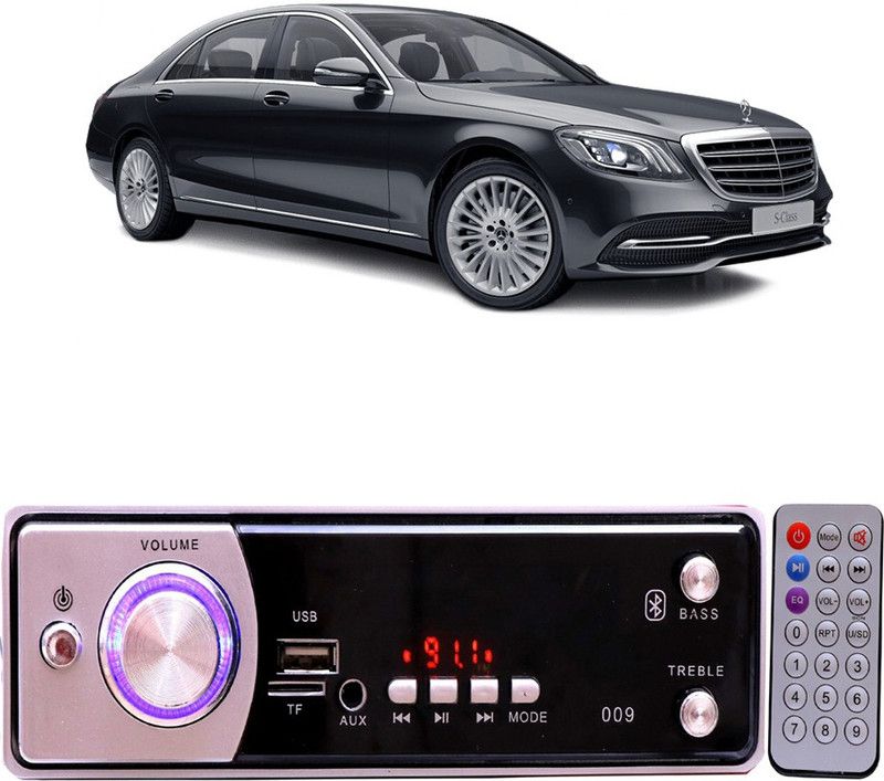 Bluedrum Silver009 BLUETOOTH/USB/SD/AUX/FM/MP3 Car Stereo ( Single Din) B-413 Car Stereo  (Single Din)