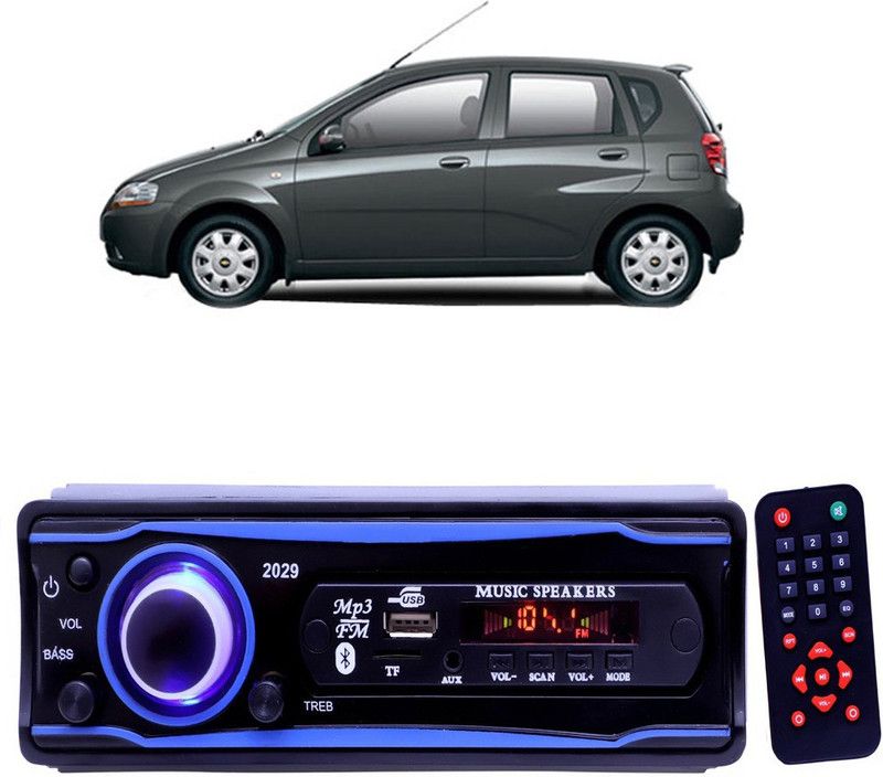Genipap Blue 2029 USB/AUX/SD/BLUETOOTH/FM/MP3 BOOM MASTER STANDARD- G 81 Car Stereo  (Single Din)