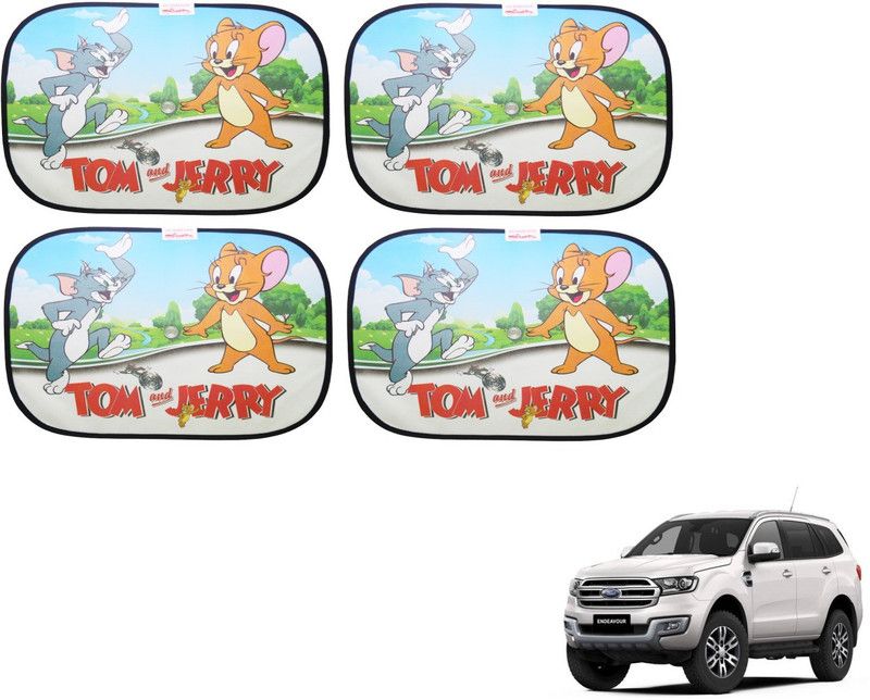 AUTYLE Side Window, Rear Window Sun Shade For Ford Endeavour  (Multicolor)