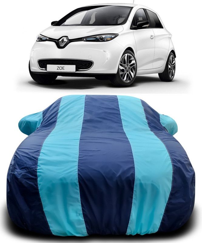 Genipap Car Cover For Renault Zoe (With Mirror Pockets)  (Blue, Blue)
