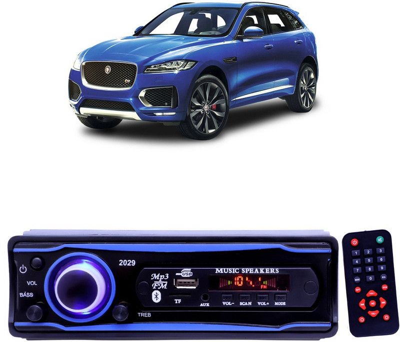 EverLand Blue 2029 USB/AUX/SD/BLUETOOTH/FM/MP3 BOOM MASTER STANDARD- E 218 Car Stereo  (Single Din)
