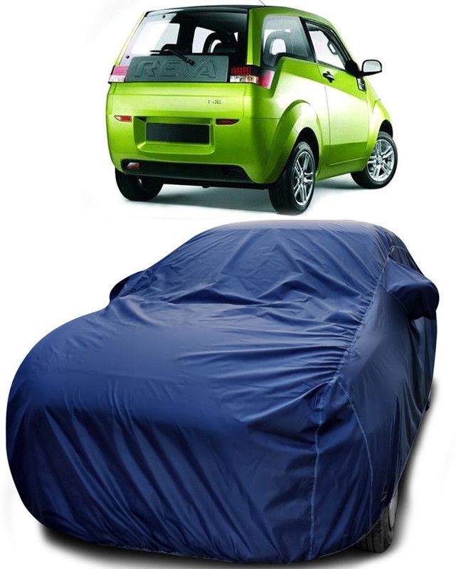 Dvis Car Cover For Mahindra Reva (With Mirror Pockets)  (Blue)