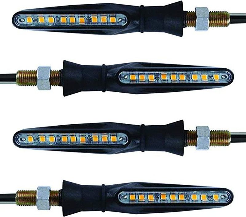 ASESOMECREATION KTM INDICATOR LED Bike Handlebar Weights  (1 Yellow)