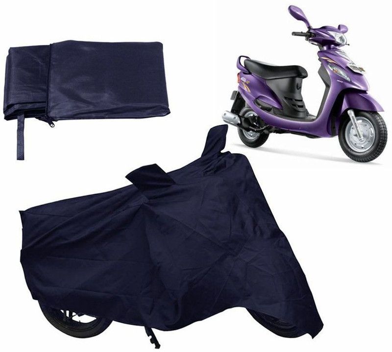 prapt accossories Waterproof Two Wheeler Cover for Mahindra  (Rodeo, Black, Silver, Blue)