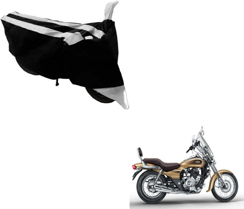 AUTYLE Two Wheeler Cover for Bajaj  (Avenger, Black, Silver)