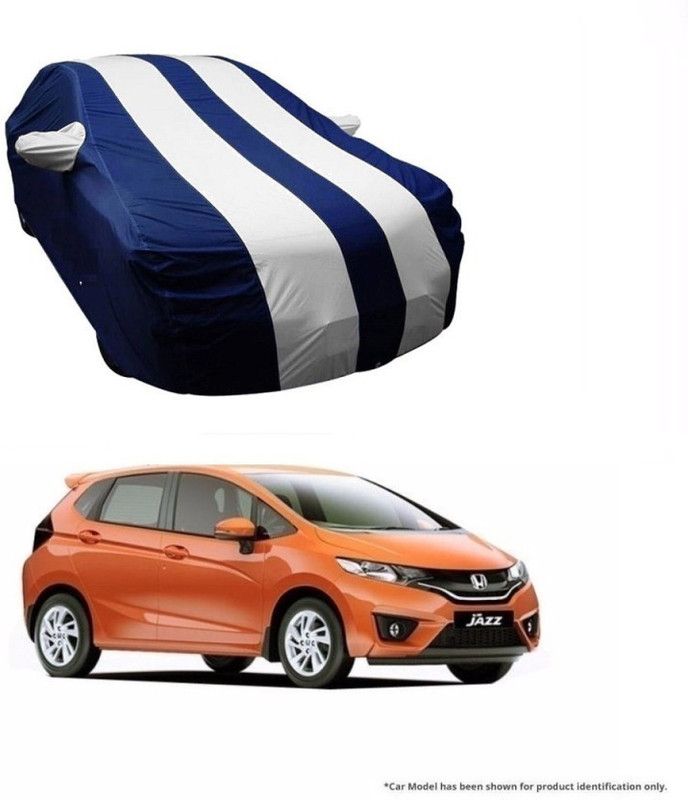 Gargi Traders Car Cover For Honda Jazz (With Mirror Pockets)  (Multicolor)