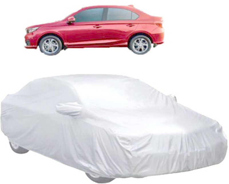 Gali Bazar Car Cover For Ford Figo (With Mirror Pockets)  (Silver, For 2017 Models)