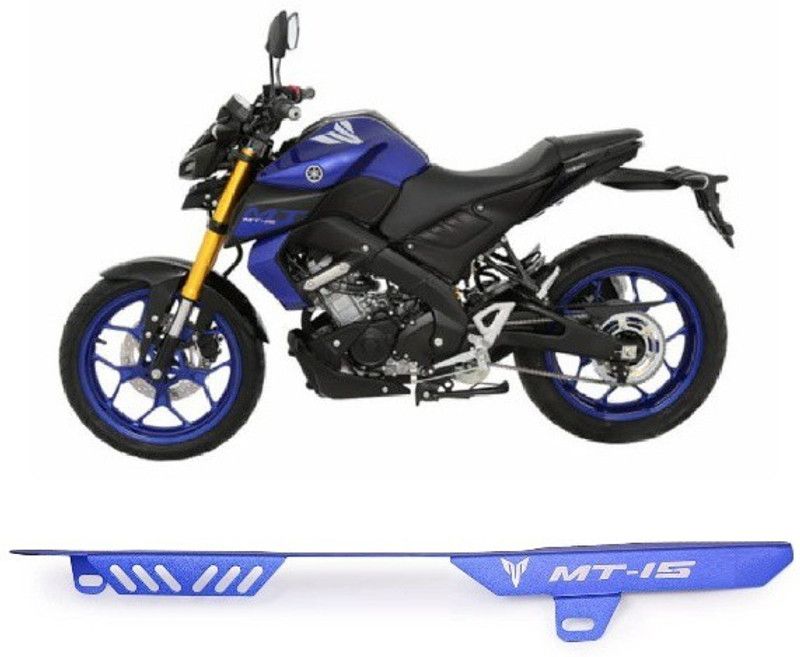 acube mart Chain Cover for Yamaha MT15 blue Bike Chain Guard  (Yamaha)
