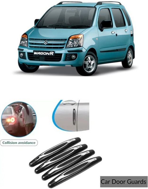 Etradezone Plastic Car Door Guard  (Black, Pack of 4, Maruti, WagonR)