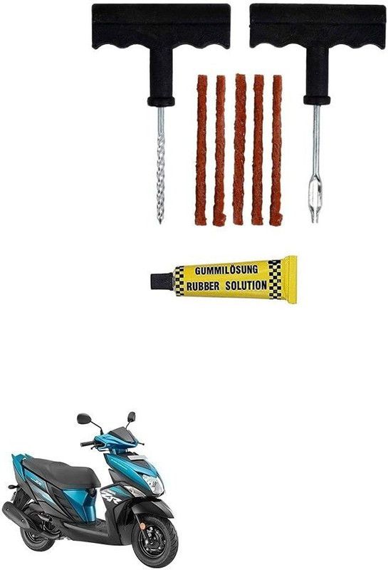 AS TRADERS Tubeless Tyre Puncture Repair Kit for Yamaha Ray ZR Tubeless Tyre Puncture Repair Kit