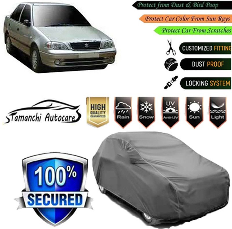 Tamanchi Autocare Car Cover For Maruti Suzuki Esteem  (Grey)