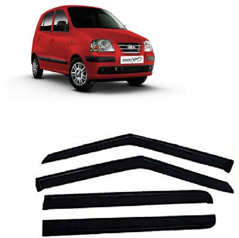 EMPICA For Non-convertibles Front, Rear Wind Deflector  (Tinted NA Santro Xing)