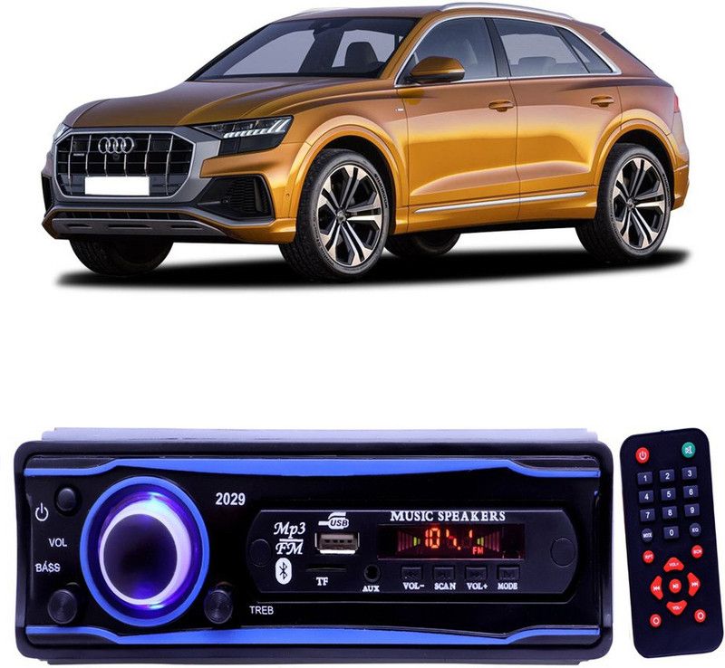 YUNEIK Blue 2029 USB/AUX/SD/BLUETOOTH/FM/MP3 BOOM MASTER STANDARD- Y 24 Car Stereo  (Single Din)