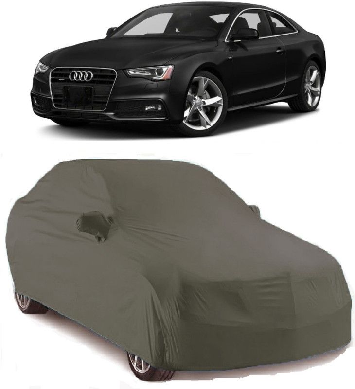 Gargi Traders Car Cover For Audi A5 (With Mirror Pockets)  (Grey)