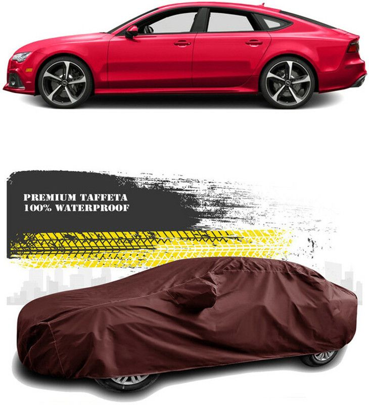 AutoTiger Car Cover For Audi RS7 (With Mirror Pockets)  (Maroon)
