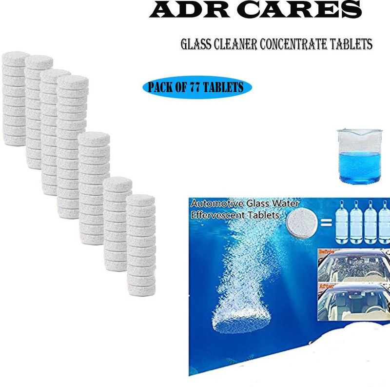 ADR CARES CONCENTRATE TABLET PACK OF 77 TABLETS (3gm) = 231gm Tablet Concentrate Vehicle Glass Cleaner  (231 g)