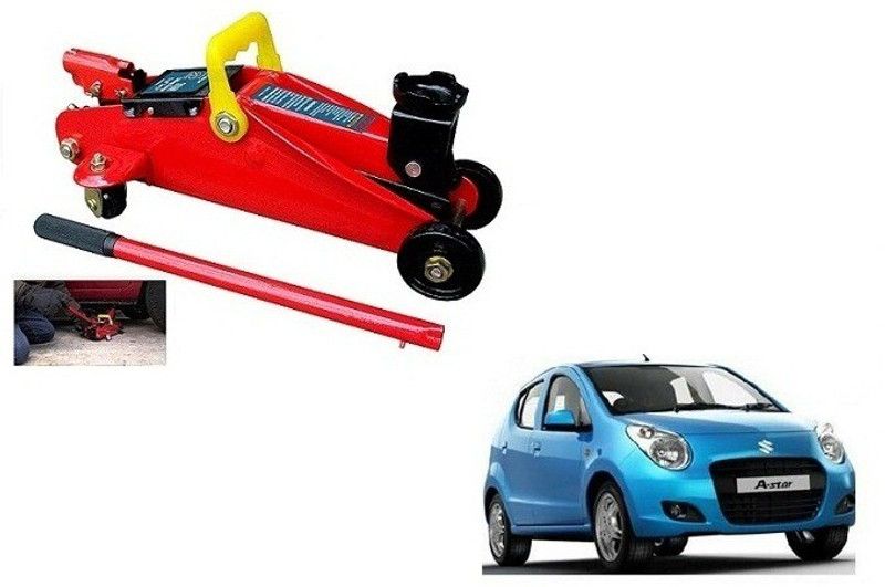 RS ENTERPRISES CARS Car Hydraulic Trolley Jack 2 Ton with Strong Stick to Push For Maruti Suzuki A-Star Vehicle Jack  (2000 kg)