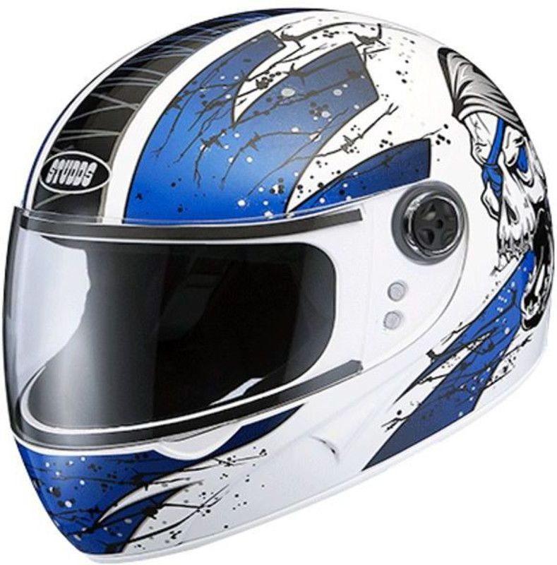 STUDDS SHIFTER D3 FULL FACE Motorbike Helmet  (White)