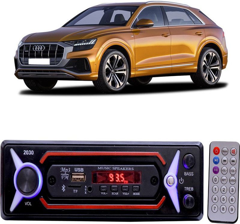 JBRIDERZ JB-2030 Red BLUETOOTH/USB/SD/AUX/FM/MP3 Car Stereo ( Single Din) B-24 Car Stereo  (Single Din)