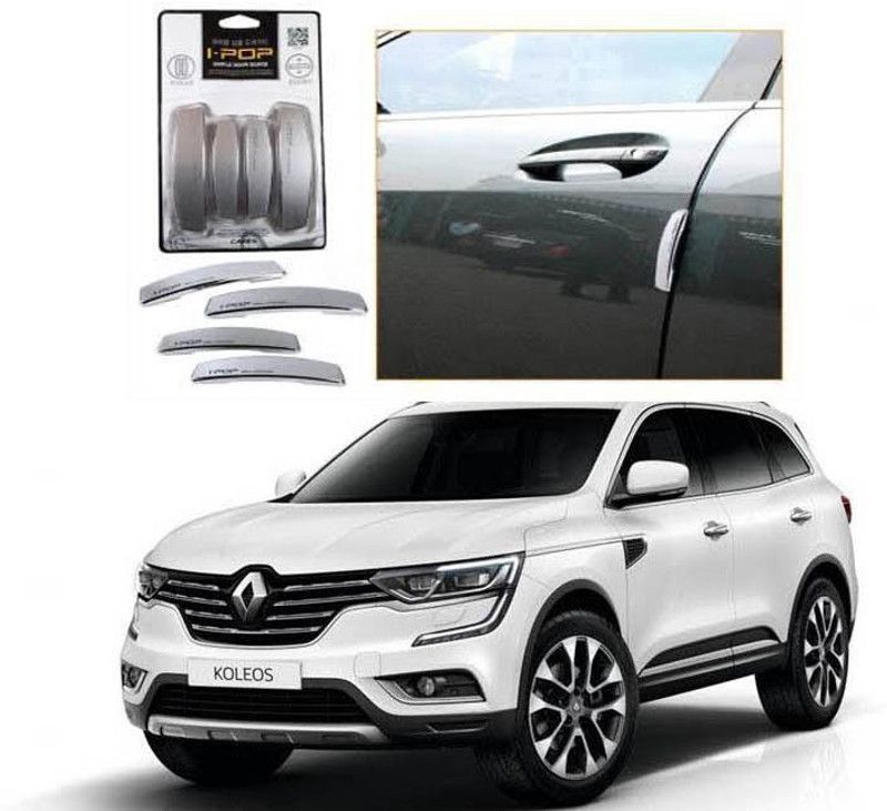 ACCESSORIQUE Plastic Car Door Guard  (Silver, Pack of 4, Renault, Koleos)