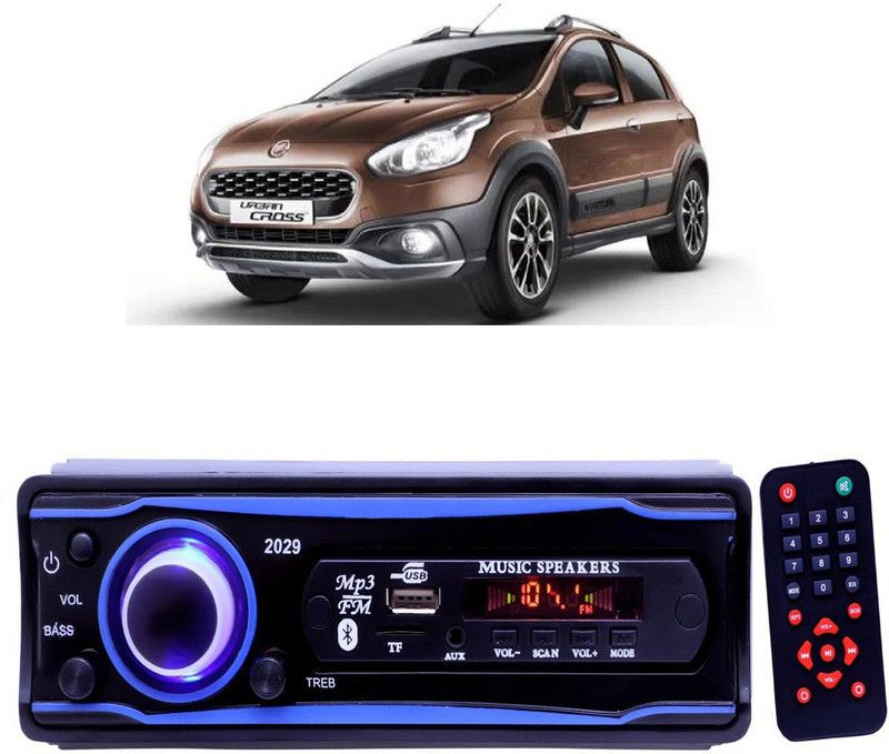 Purpleheart Blue 2029 USB/AUX/SD/BLUETOOTH/FM/MP3 BOOM MASTER STANDARD- P122 Car Stereo  (Single Din)