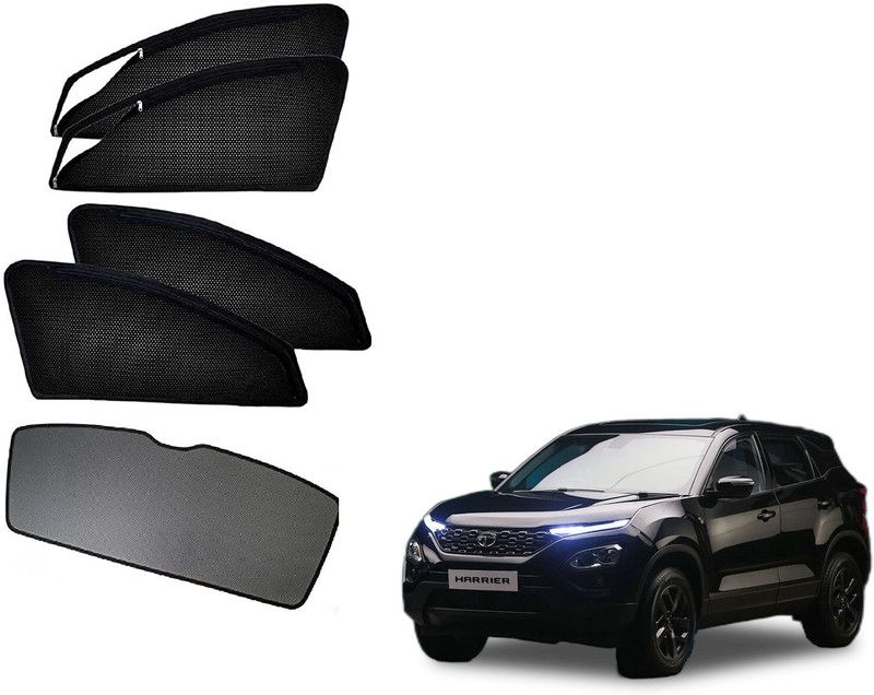 KOZDIKO Side Window, Rear Window Sun Shade For Tata Harrier  (Black)