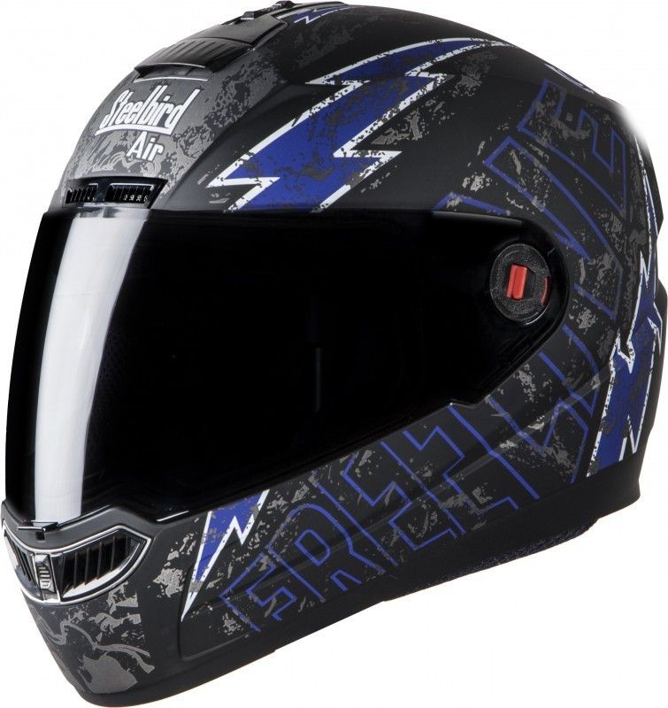 Steelbird Free Live Motorsports Helmet  (Black)