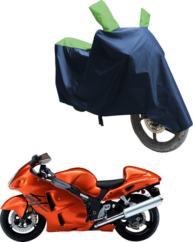 SS FOR YOUR SMART NEEDS Two Wheeler Cover for Suzuki  (Hayabusa, Blue, Green)