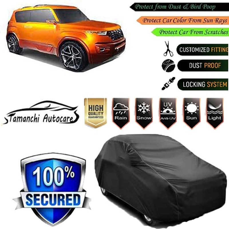 Tamanchi Autocare Car Cover For Hyundai Universal For Car  (Black)