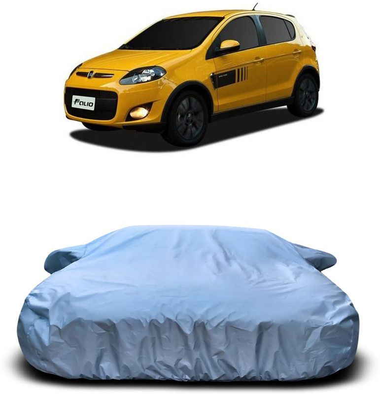 Ascension Car Cover For Fiat Palio Stile (With Mirror Pockets)  (Silver)