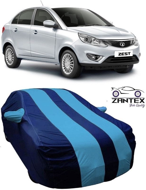 ZANTEX Car Cover For Tata Zest (With Mirror Pockets)  (Blue)
