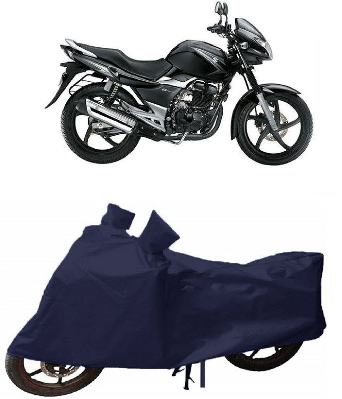 Gubbins Two Wheeler Cover for Suzuki  (GS 150R, Blue)