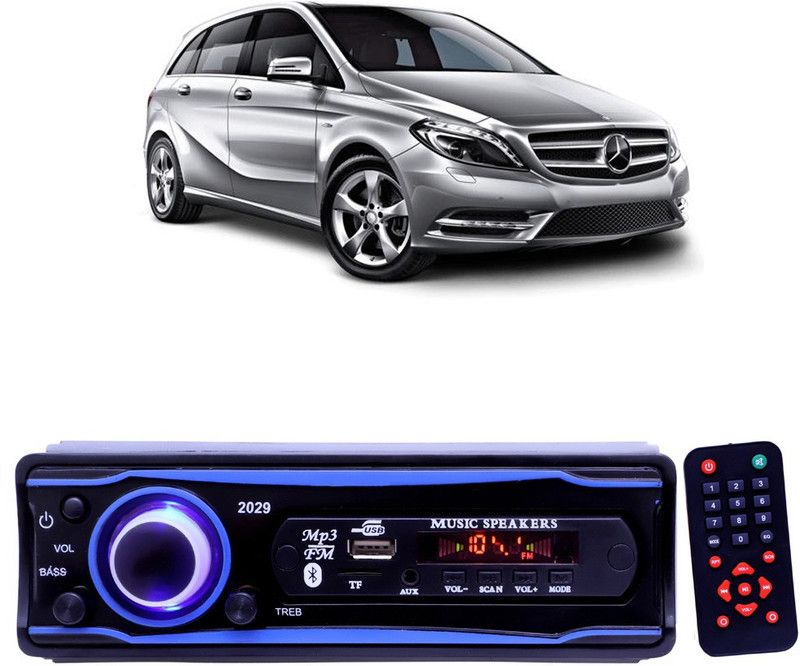 YUNEIK Blue Stereo-999 BLUETOOTH/USB/SD/AUX/FM/MP3 (BLUE & Black)Y-366 Car Stereo  (Single Din)
