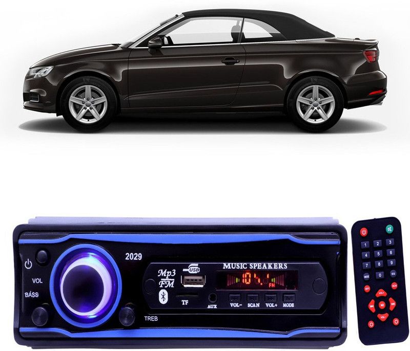 Genipap Blue 2029 USB/AUX/SD/BLUETOOTH/FM/MP3 BOOM MASTER STANDARD- G 5 Car Stereo  (Single Din)