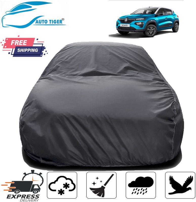 AutoTiger Car Cover For Renault Kwid (Without Mirror Pockets)  (Multicolor, For 2019, 2020, 2021, 2022 Models)