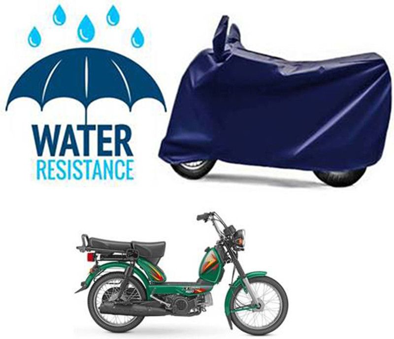 RONISH Waterproof Two Wheeler Cover for TVS  (XL 100, Blue)
