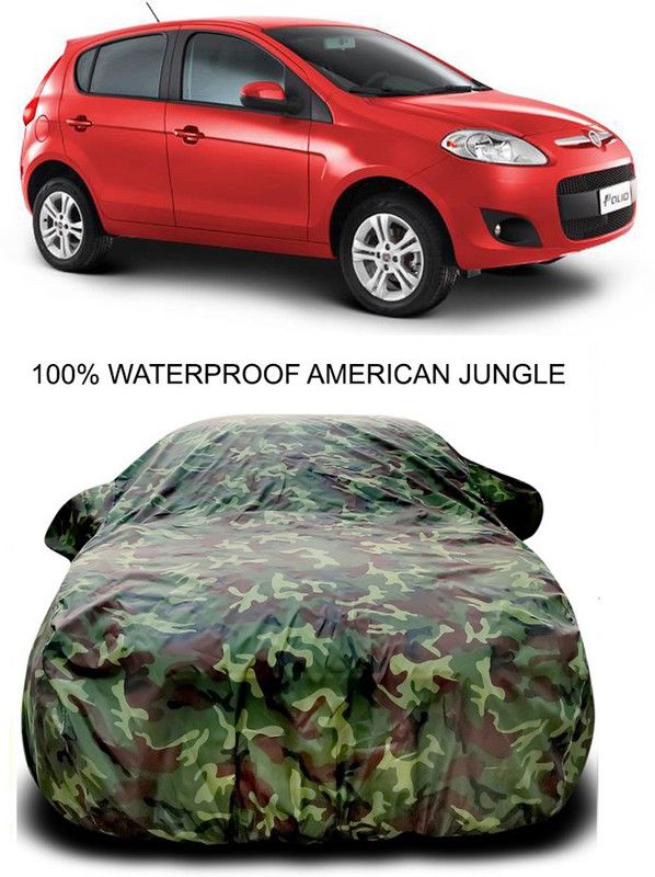 Furious3D Car Cover For Fiat Palio (With Mirror Pockets)  (Multicolor)